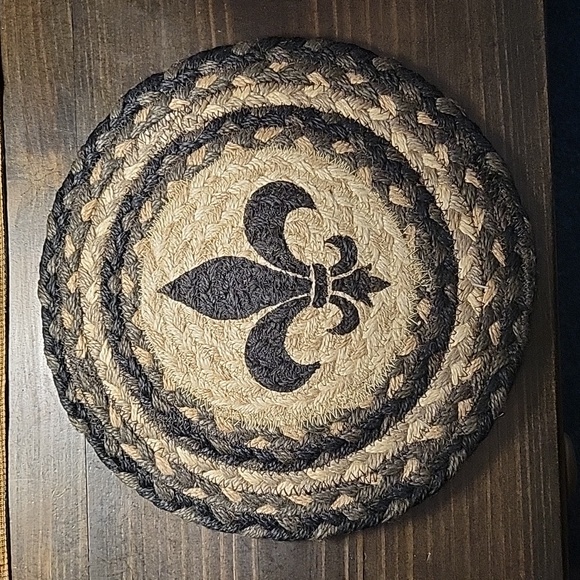 C3 😍 Primitive, Farmhouse Natural Jute Round - Picture 2 of 5